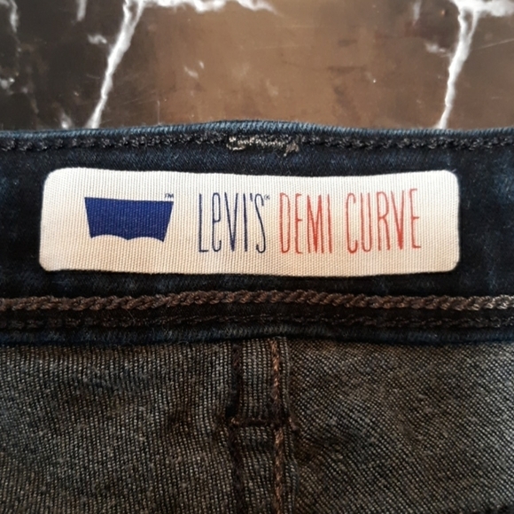 Levi's Demi Curve sz 11 skinny black tag - Picture 4 of 6
